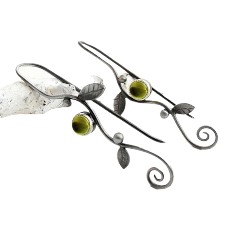 Bohemian Plant Leaf Vine Earrings