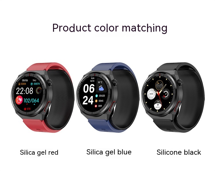 Smart Bracelet Blood Pressure Heart Rate Blood Glucose Uric Acid Blood Lipid Body Temperature Remote Care Sports Watch - Image 5