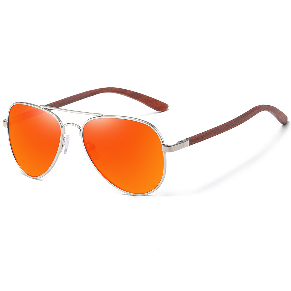 Fashion UV Protection Bamboo Sunglasses - Image 2