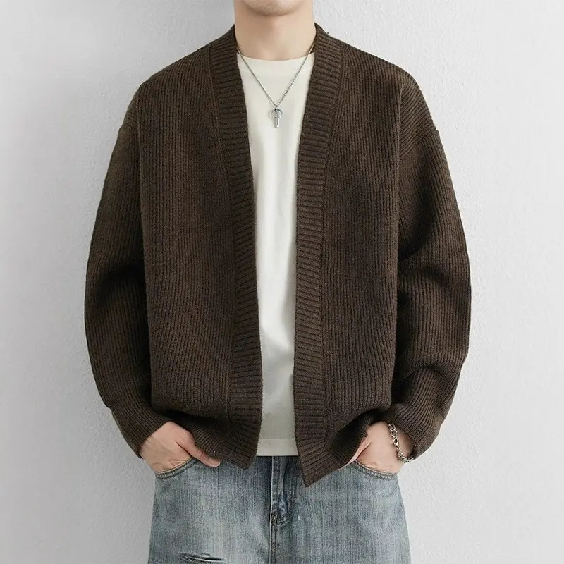 Retro-style Loose-fit Casual Chic Versatile Knit Sweater