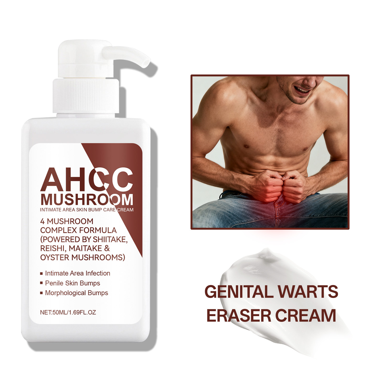 New Product Squid-Based Smooth Skin Intimate Care Erasing Cream 50 Ml