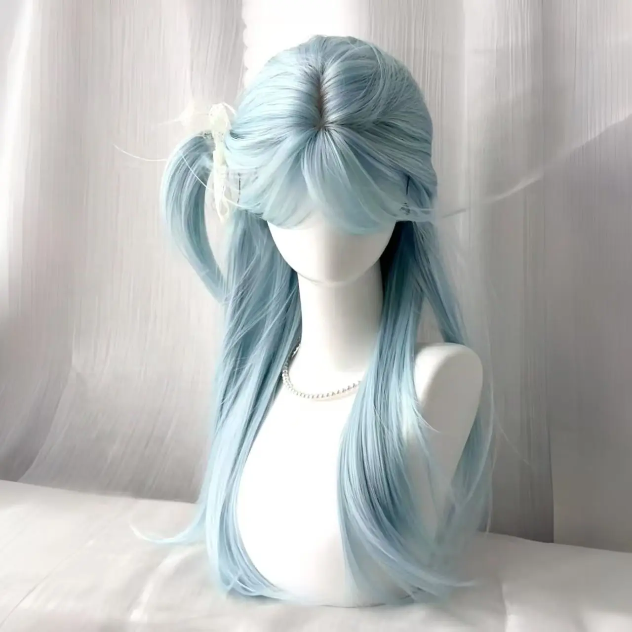 Long Straight Hair With A Natural Atmospheric
