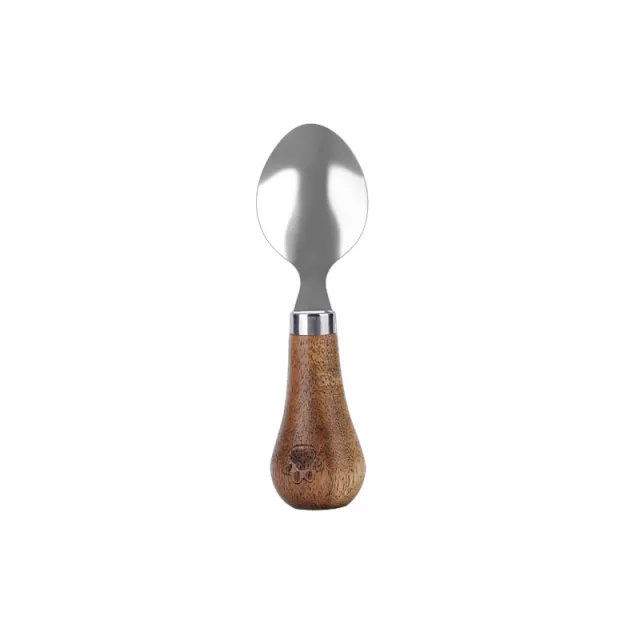 Cheese Knife Vertical Cheese Scraper Acacia Wooden Handle Butter Cake Coated Scraper Bread Toast Butter Knife Suit Spoon - Shop at LoveMi