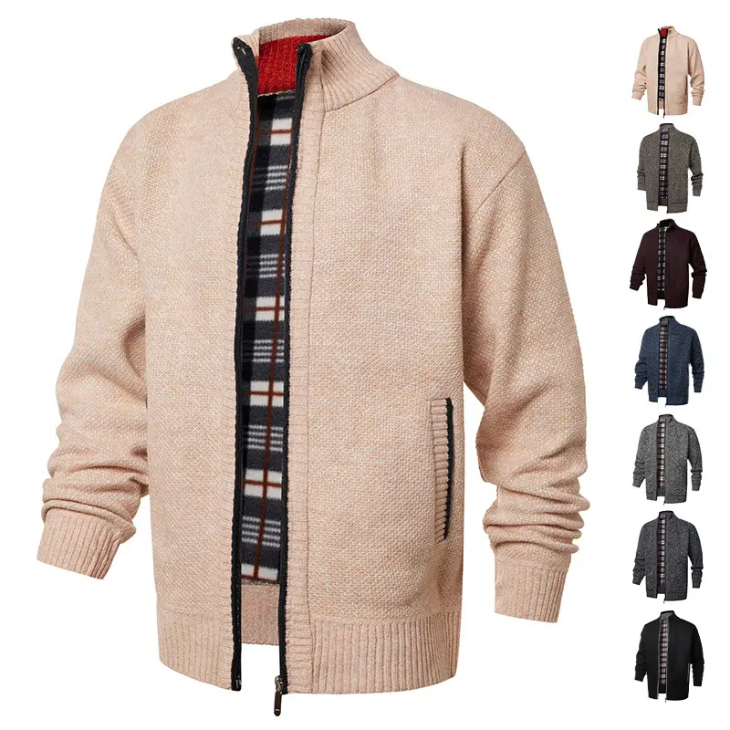 Slim-fit, Cropped Casual Sweater Jacket