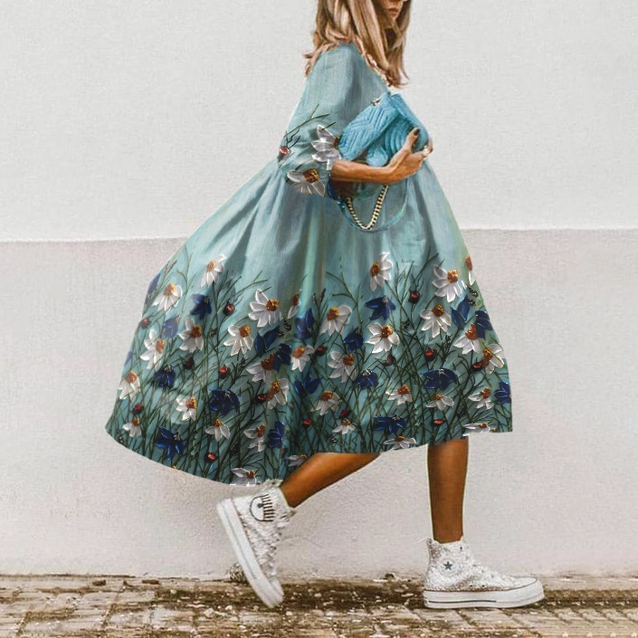 Loose-fitting Womens Dresses From Europe And The US