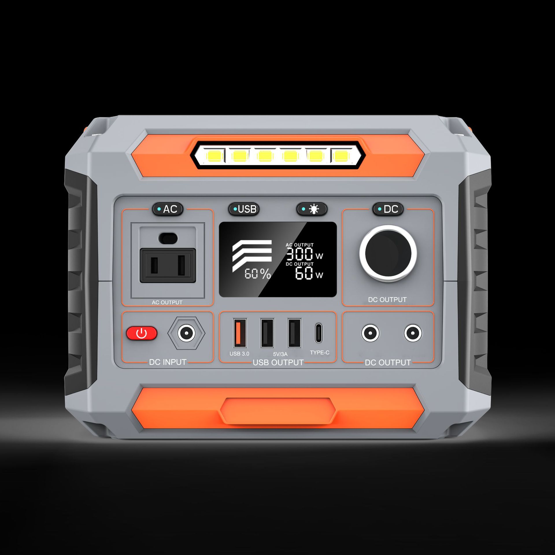 Rechargeable Camping Emergency Portable Energy Storage Power Supply
