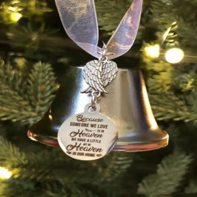 Wings Christmas Campanula Bells Souvenir Metal Pendant Picture 2 Round Bell - Shop at LoveMi
