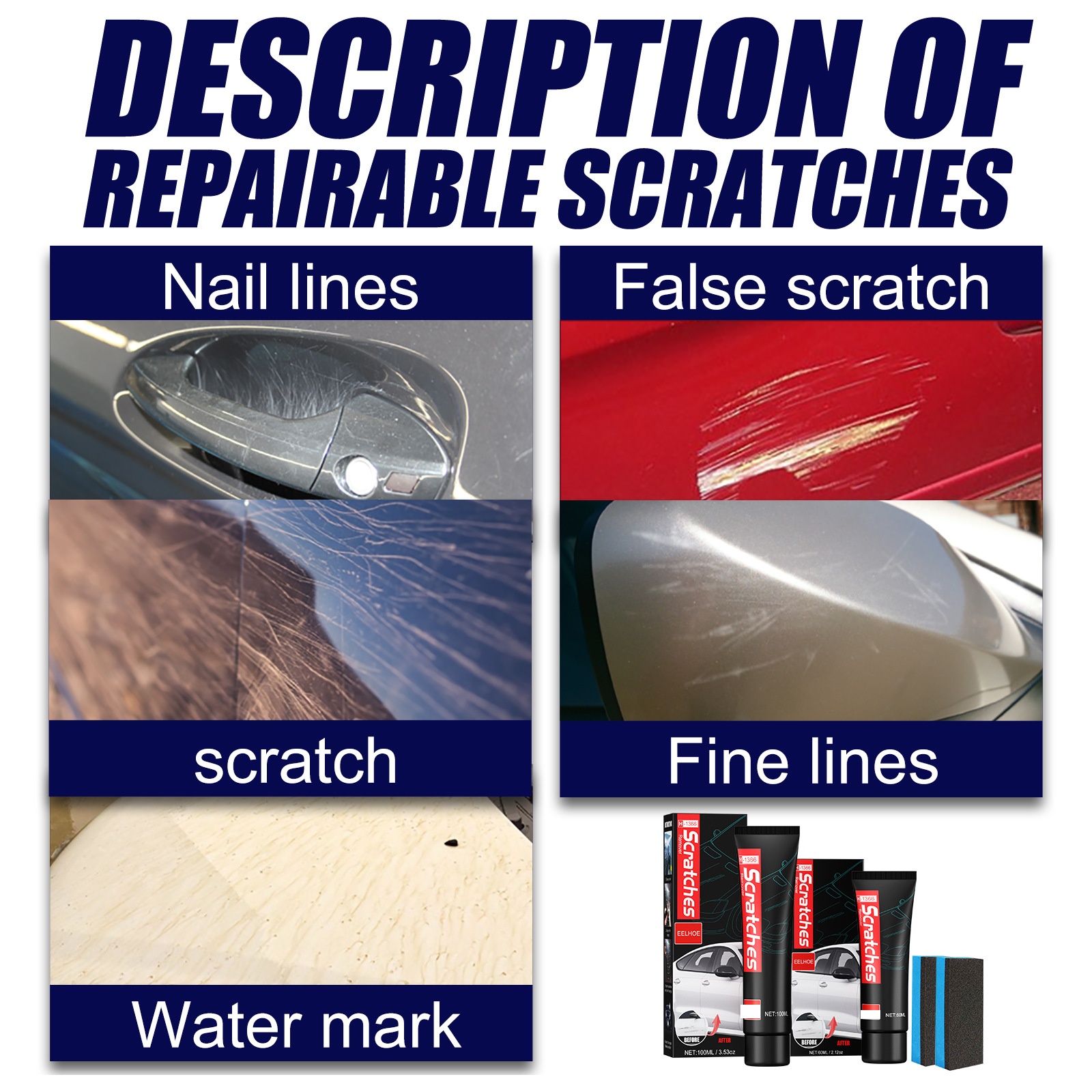 Car Scratch Scratch Polishing Paster Paint Cleaning And Decontamination - Image 5
