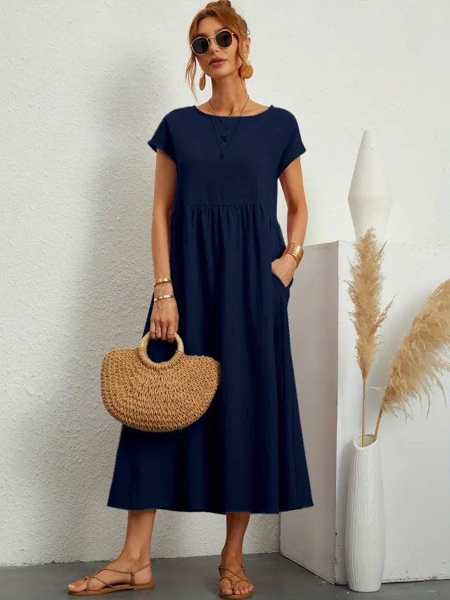 Women's Dress Dark Blue - Shop at LoveMi