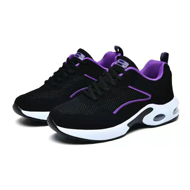 Middle aged And Elderly Breathable Mesh Casual Sneaker Purple - Shop at LoveMi