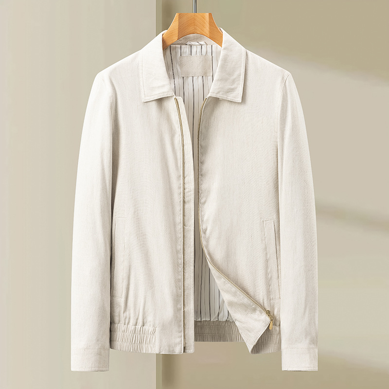 Linen Lapel Jacket