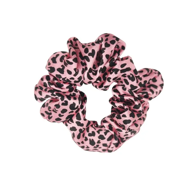 Mulberry Silk Women's Personalized Hairband Pink Leopard Print - Shop at LoveMi