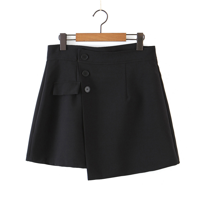 Title 7, A-line High-Waisted Suit with Anti-Glare Culottes