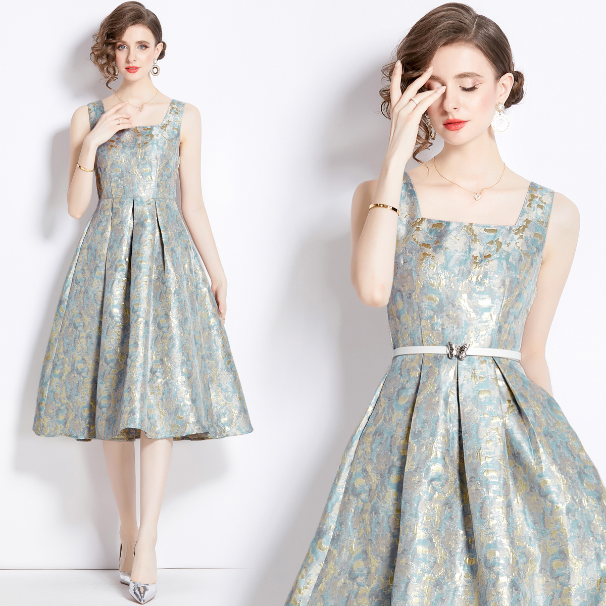 Sleeveless Long Dress