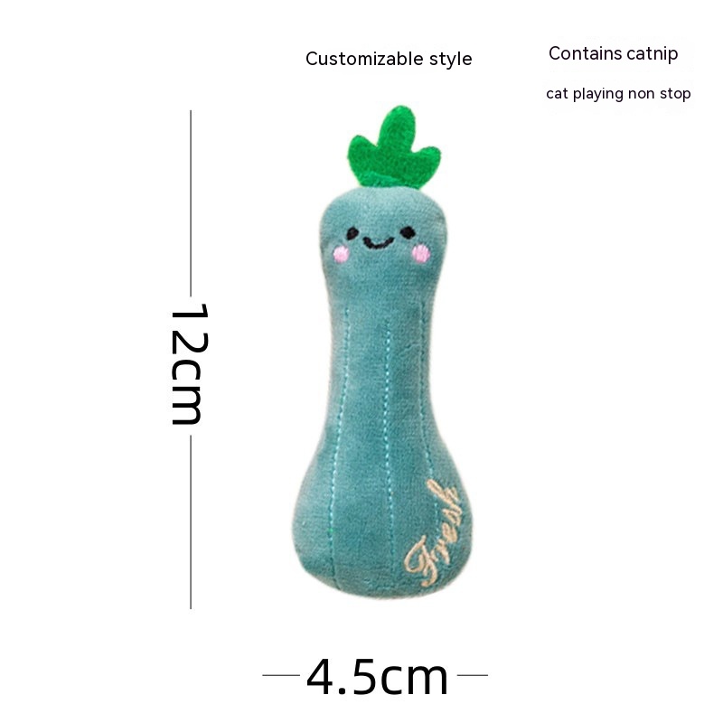 Eggplant Catnip Doll