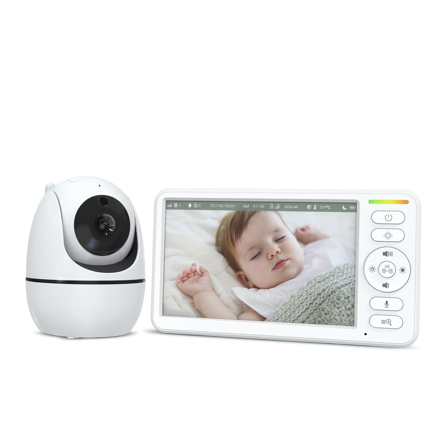 6-inch Wireless Voice Intercom With Screen Baby Monitor Children Monitor