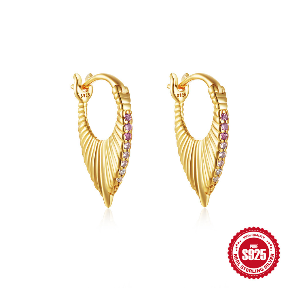 Retro Fashion Minimalism Silver Earrings Women