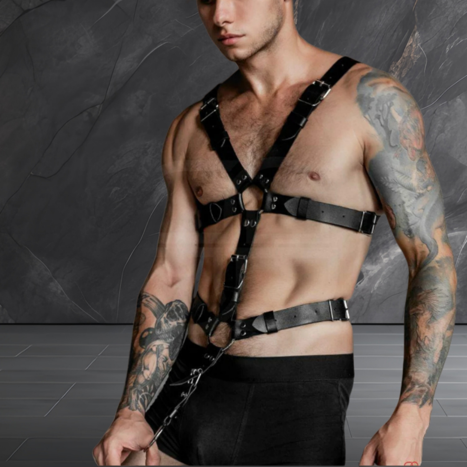 Playful Chest Harness Bondage Straps A Sultry Sexy And Trendy Restraint Design