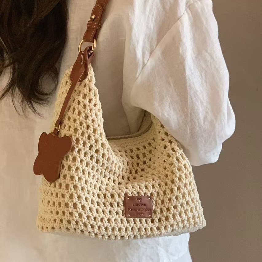 Casual Beach Woven Shoulder Crossbody Bag product image