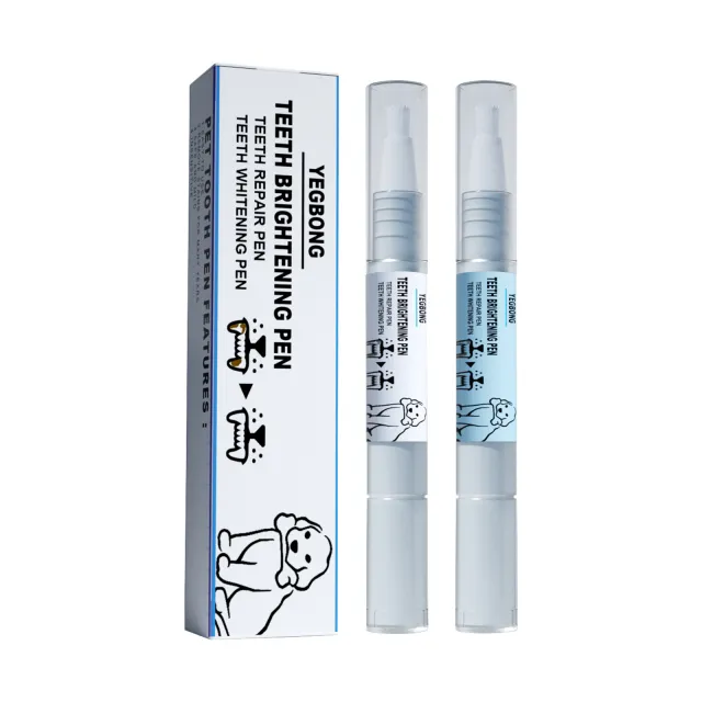 Yegbong Pet Teeth Whitening Pen Dog Cat Tartar Teeth Pet Tooth Pen - Shop at LoveMi