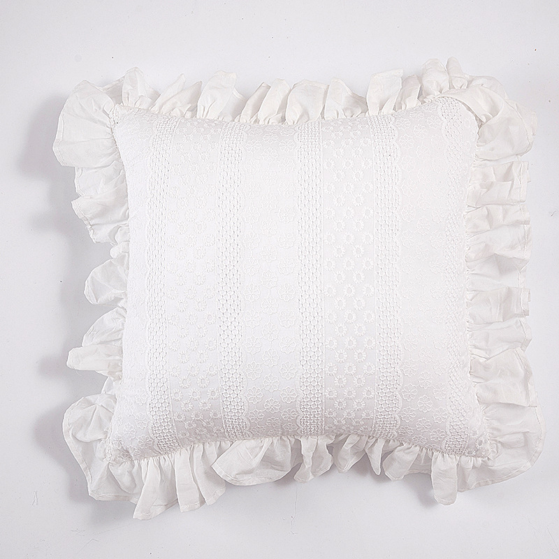 French Romantic Country Ruffle Pillowcase