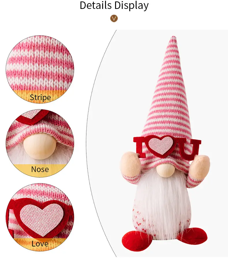 Valentine's Day Doll Ornaments Couple Dwarf Essence Doll Gift