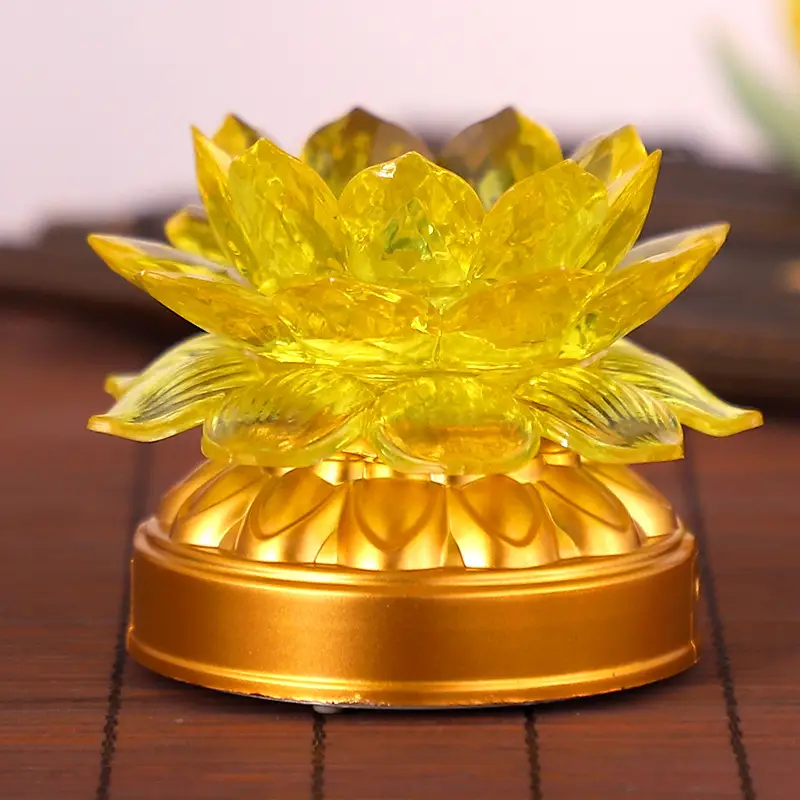Blessing Lotus Lamp Buddha Front Ornaments