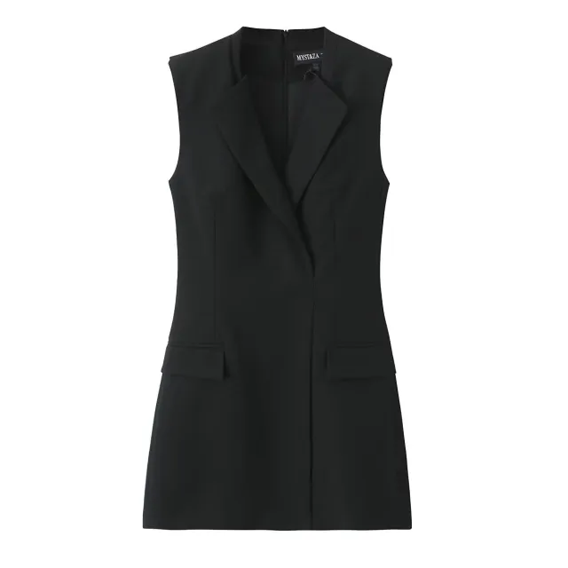 Women's Padded Shoulder Short Dress Black - Shop at LoveMi