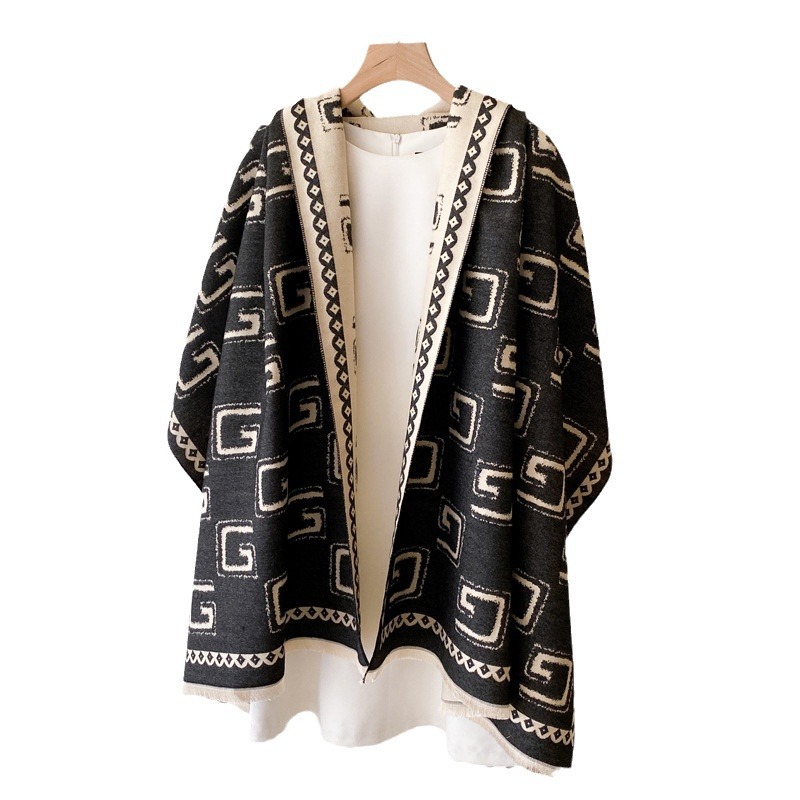 Warm Cashmere-like Thick Shawl Long Wild Scarf - Image 9