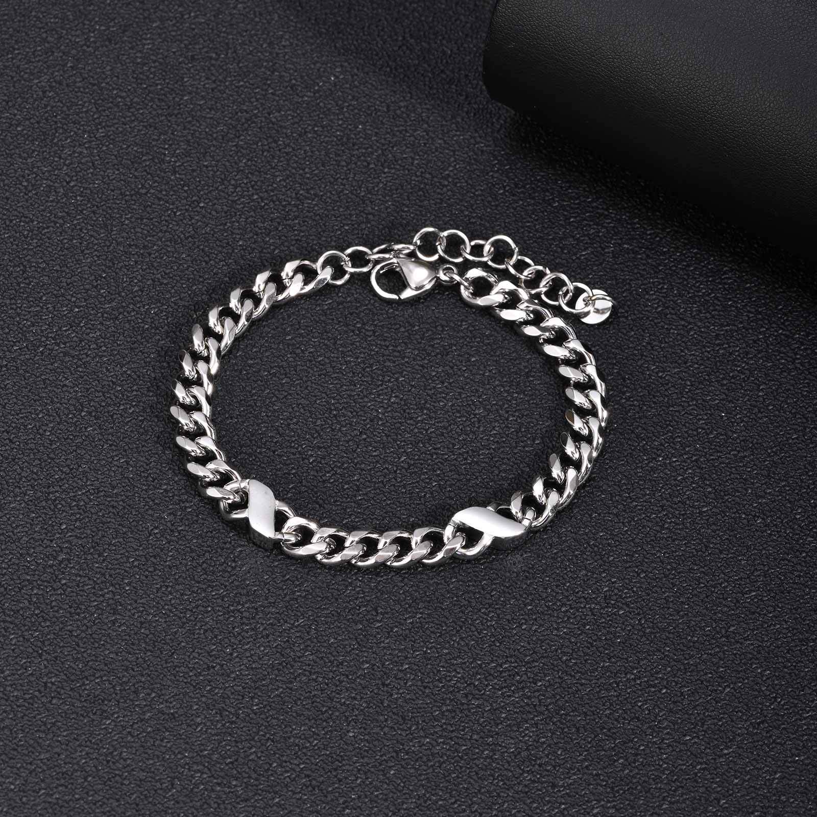 Stainless Steel Oblique Rectangular High-end Minimalist Bracelet