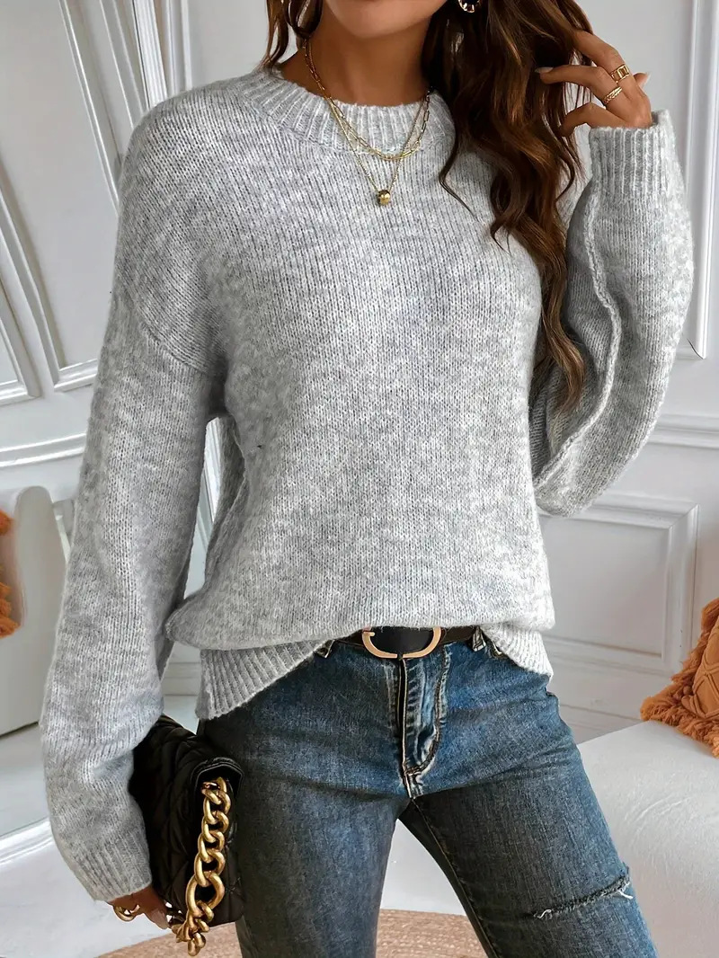 Polyester-Sweater – Farbvariante Gelb