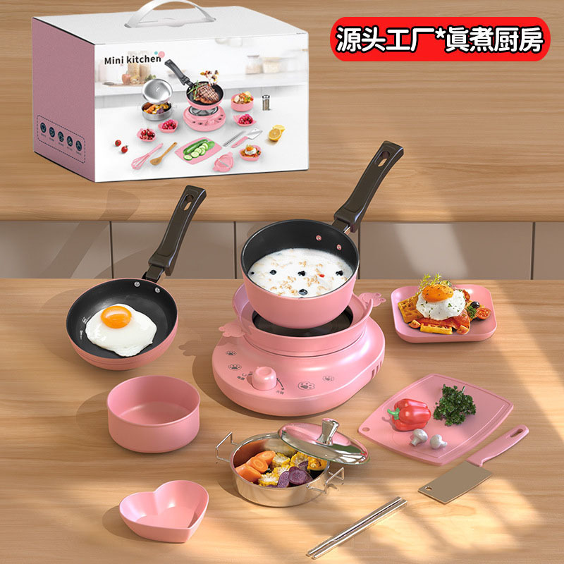 Mini Kitchen Set Cooking Toy For Girls