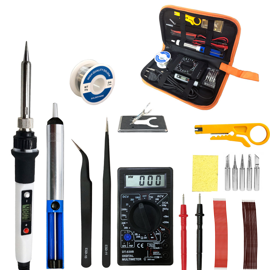 6080W Digital Display Household Welding Adjustable Temperature Industrial Grade Electric Soldering Iron