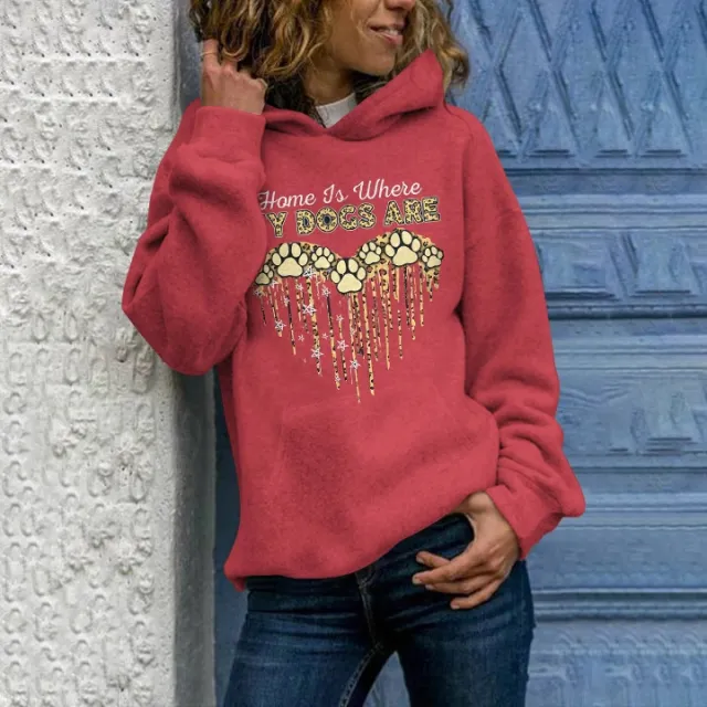 New Animal Print Hooded Women's Sweater Shk9N220811S 5Xl - Shop at LoveMi