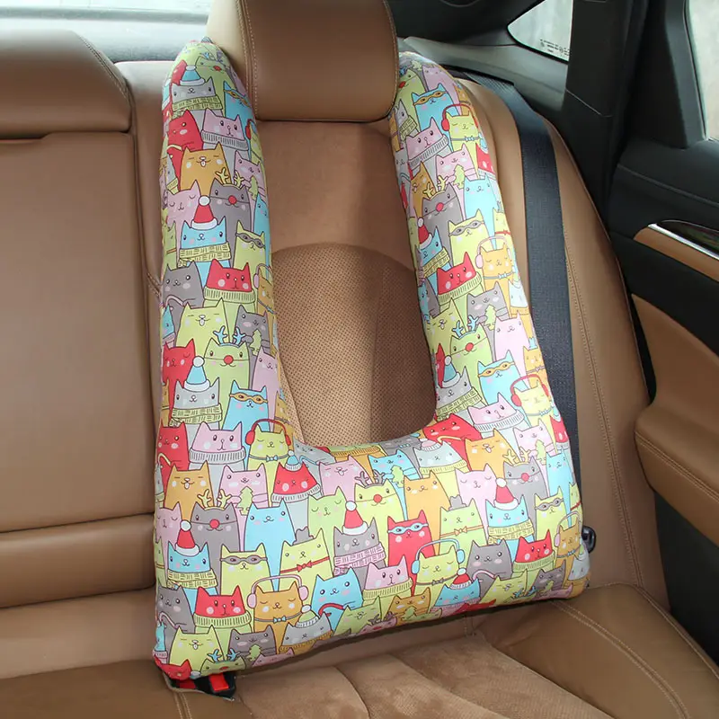 Car Car Cushion Quilt Dual-use Children Cute Pillow Baby Car With Cover Car Sleeping Artifact Pillow