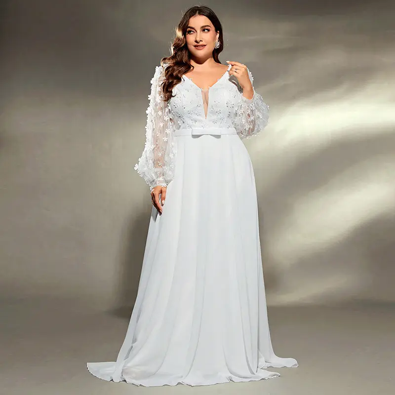 Elegant Banquet Wedding Party Waist Trimming Loose