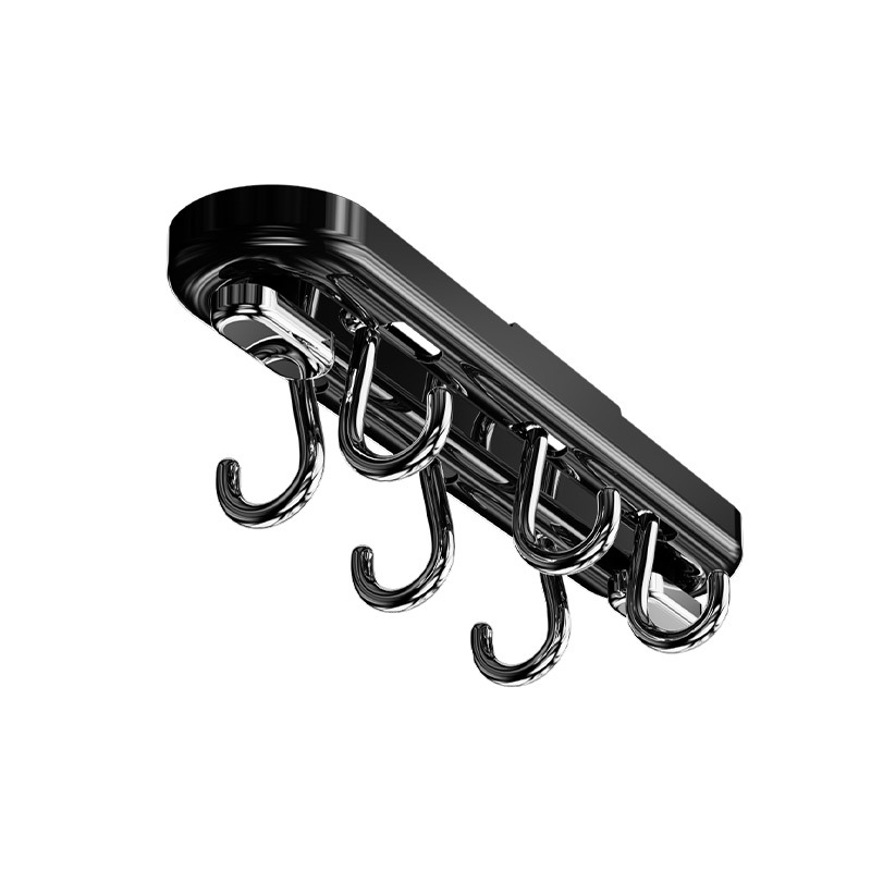 Row-mounted Rotating Universal Suction Cup Hook