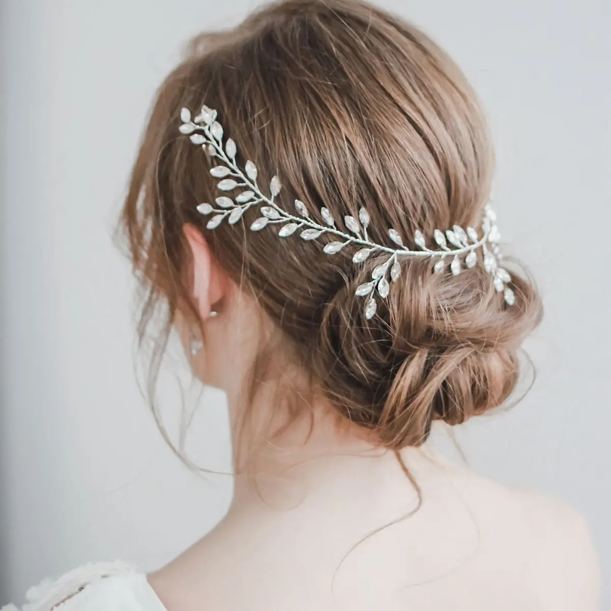 Horse Eye Silver Flexible Chain Headband Headwear