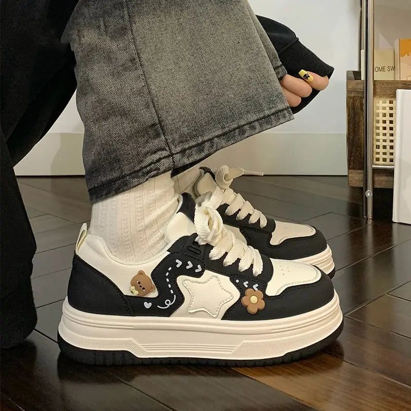 Cute Star-patterned Versatile Casual Sneakers