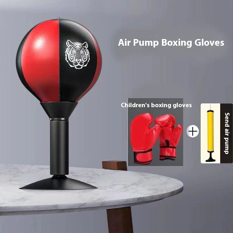 Black Red with Boxing Gloves