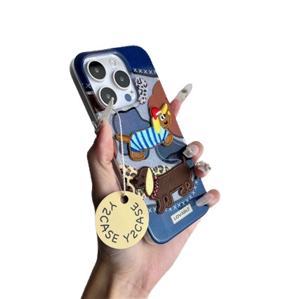 Patch Puppy themed 17mm Niche Cute Phone Case