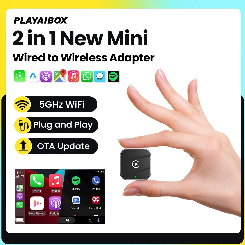 Wireless CarPlay And Android Auto Adapter