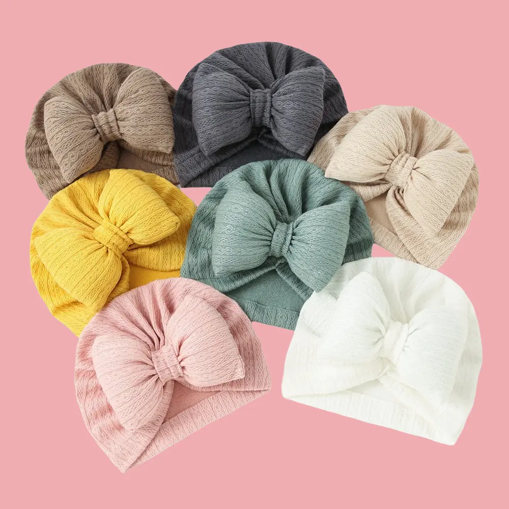 Baby Knitted Cotton Filling Big Bow Sleeve