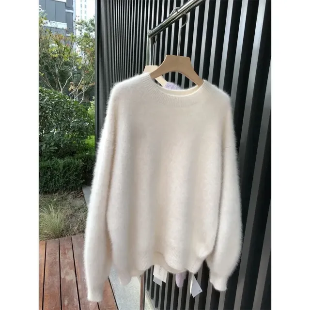 Mint Green Sweater Top For Women White - Shop at LoveMi