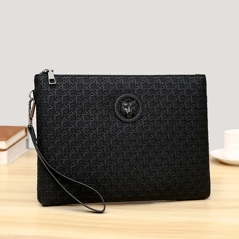 Woven-texture Personalized Clutch With A Simple Minimalist