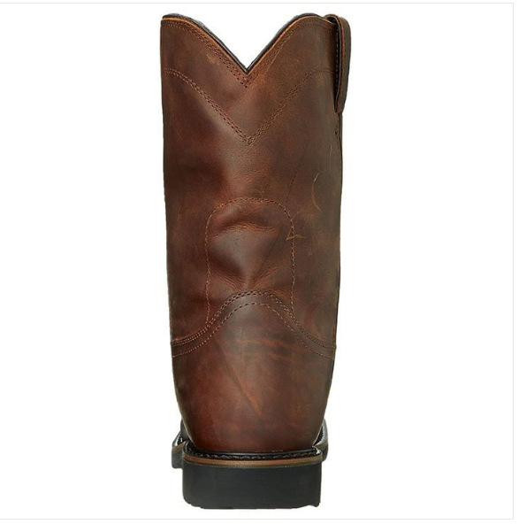 Retro Tea-colored Mens Versatile Casual Boots 3