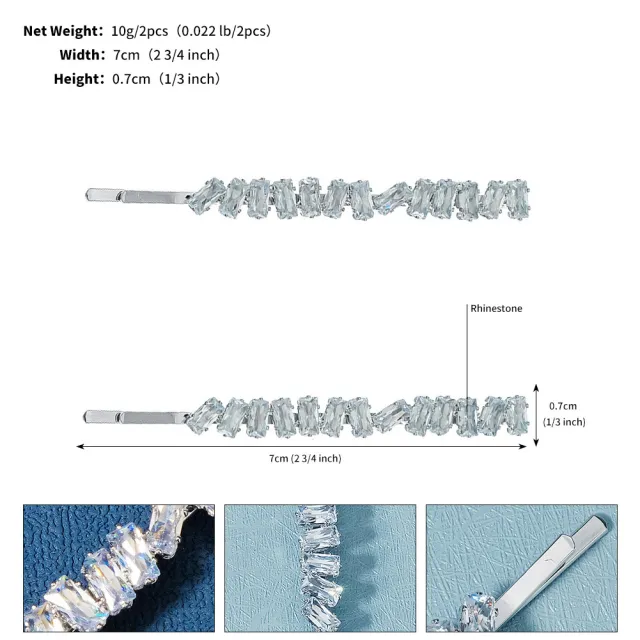 Japanese And Korean Simple Sweet Bride Hair Accessories Silver Hs J6756S - Shop at LoveMi