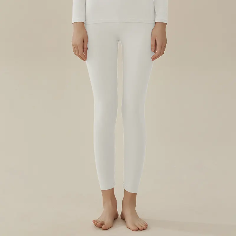 Girls Solid Color High-elastic Leggings with Big Ears