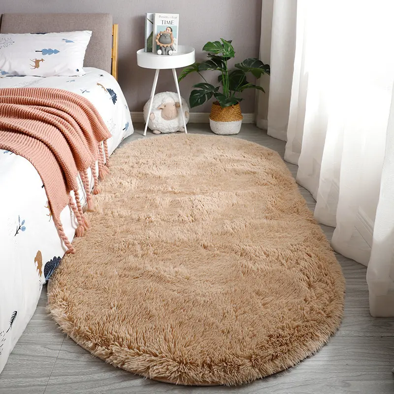 Silk Hair Tie-dyed Carpet Living Room Bedroom