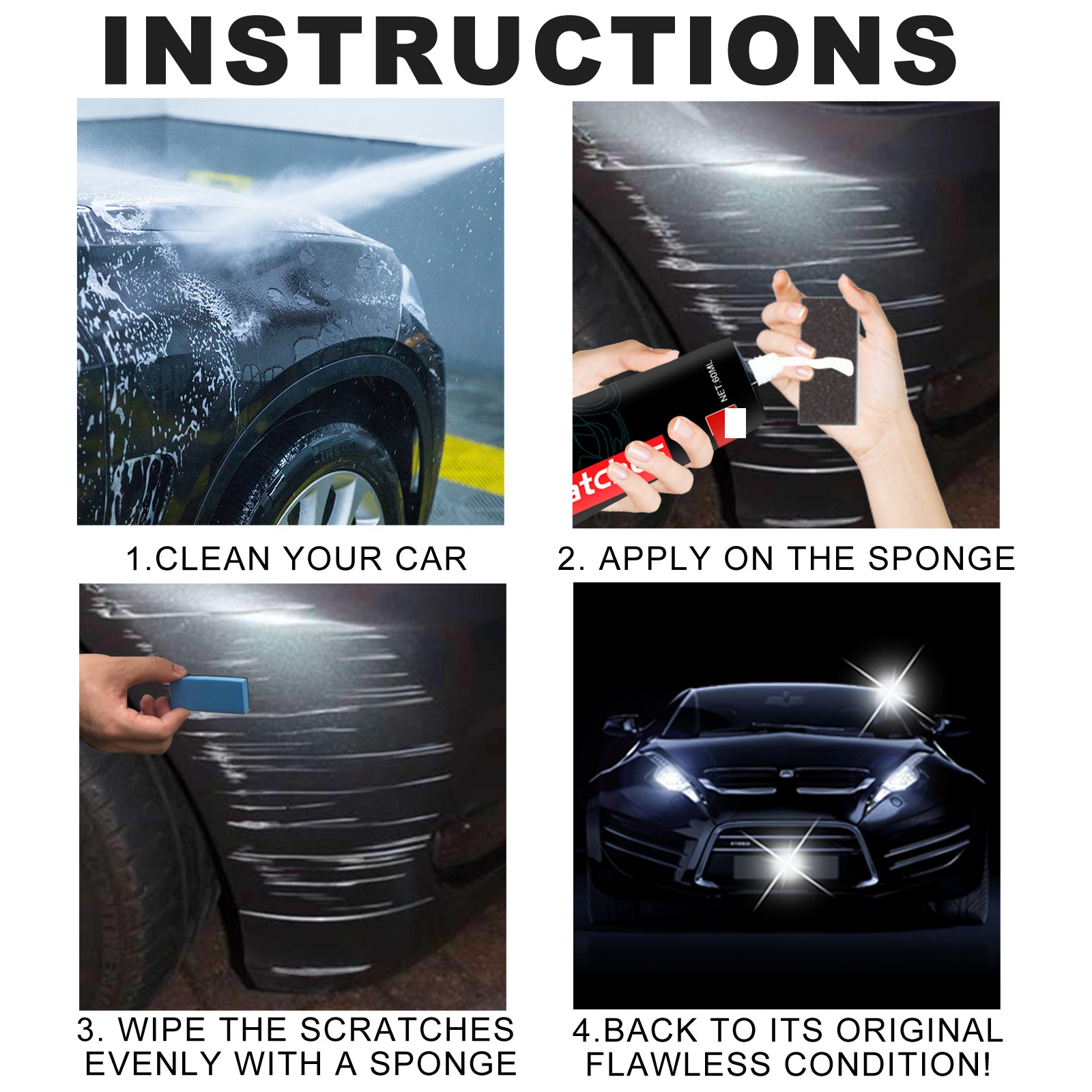 Car Scratch Scratch Polishing Paster Paint Cleaning And Decontamination - Image 6